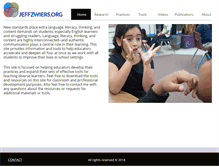 Tablet Screenshot of jeffzwiers.org